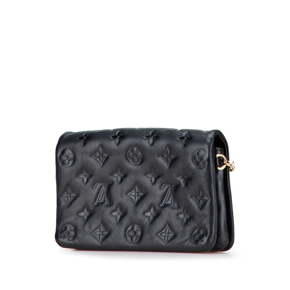 Pre-Loved Louis Vuitton Monogram Embossed Pochette Coussin